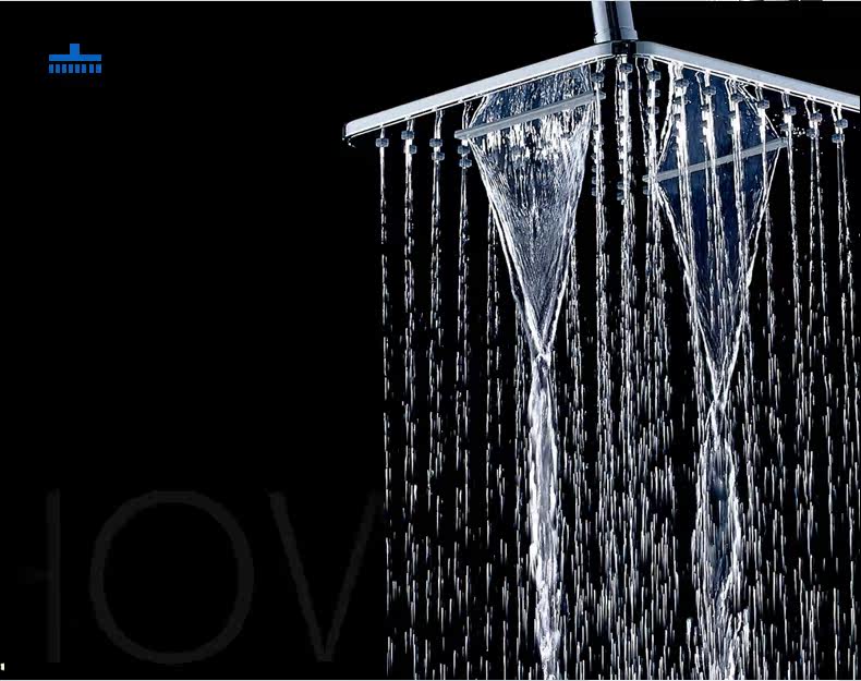 欧德宝智能温控恒温花洒套装全铜淋浴器卫生间大花洒沐浴器