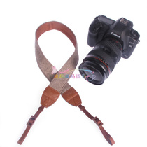 Cotton SLR camera strap universal retro decompression micro single photography shoulder strap
