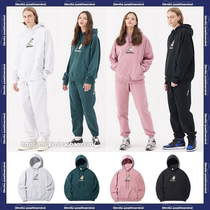 2122DIMITO Korean ski sweatshirt with single double board male and female with warm cover head pure color easy to hit bottom hoodie