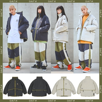 2122GAFH Korean ski suit Single double board male and female waterproof wind warm upright collar pure color cardiovery overcoat