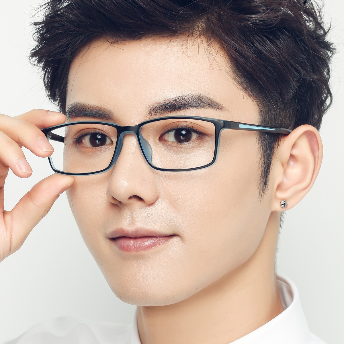 近视眼镜男大脸宽脸tr90运动眼镜防滑眼镜眼镜框近视男款防蓝光