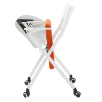 White training chair folding with small table board Conference chair with writing board table and chair integrated black plastic student chair