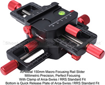 MFR150 Metal Macro Gimbal two sets mm fine-tuned damping zoom Akka standard remake calligraphy and painting