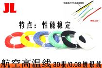 AFR250 ultra-fine extra soft tetrafluoride film wrapped silver-plated high temperature line 30 0 08 0 15 Square