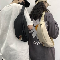 Running bag Mens Fashion Joker Small Satchel Single Shoulder Chest Bag Simple Japanese Harajuku ins Korean Leisure shoulder bag Women