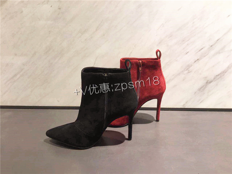 奢侈品聯盟 正品商盟CHARLES KEITH女靴 SL1-90960009 尖頭羊皮細高跟踝靴女 奢侈品表