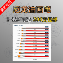 Wholesale Shanghai Nylon Oil Paintbrush Platoon Pen Paint Pen Water Chalk Plaster Graffiti Pen One-off Activity