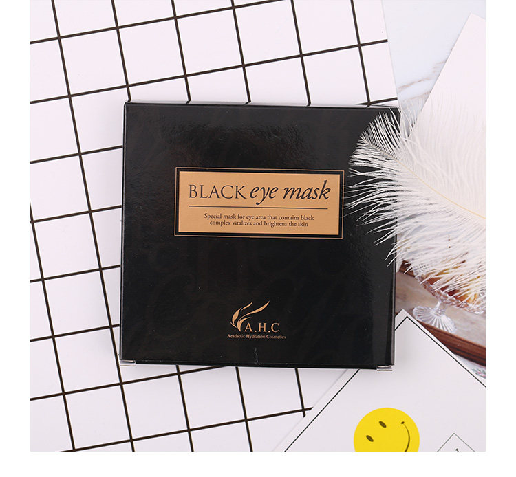 正品代购韩国ahc黑色眼膜贴补水紧致去细纹黑眼圈眼袋脂肪粒眼纹