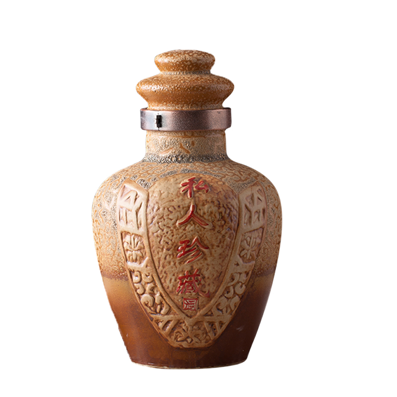 Hoard jars sealed jar jar of wine jar sealing jars 10 jins to jingdezhen ceramic terms bottle