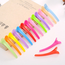 Jelly Color Sharp Mouth Clip Candy Color Duckbill Clip Color Translucent Crocodile Clips Meme Hairclip 8cm Plastic Hairpin