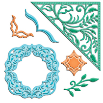 Spellbinders concave cutting template Botanical Garden S5146