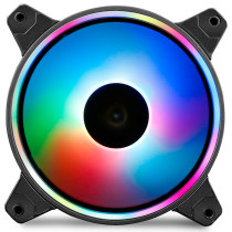 Antitanium Gram Orion Rainbow Fan Desktop 12CM Chassis Fan inside and outside Aperture Ring Inner Luminous Fan