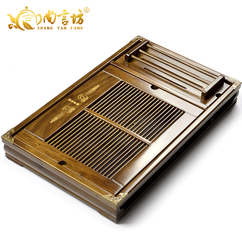 It still sea lane solid wood tea tray, tea tea tray saucer drawer amphibious kung fu tea tea tray was solid wood