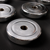 Pure steel dumbbell sheet metal plating counterweight plate weight gain 1 1 5 2 2 5 5 10KG small hole household fitness