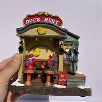 Out of the old beauty cartoon music box sound and light effect resin toy birthday gift home furnishings put battery