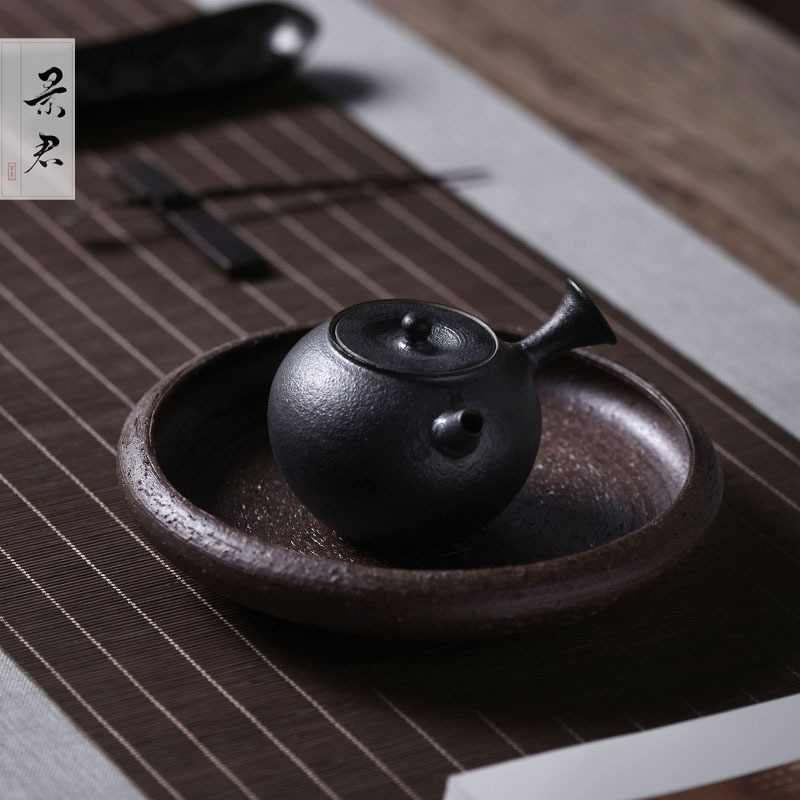 JingJun dry machine manual tea set ceramic bearing Japanese coarse pottery pot dishes pot bearing pot dry terms tray of archaize meal