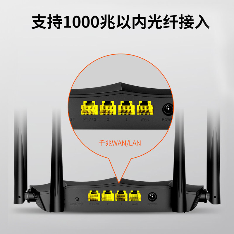 tenda ac8 dual gigabit wireless router home high-speed wifi through the wall king mobile fiber ai smart router