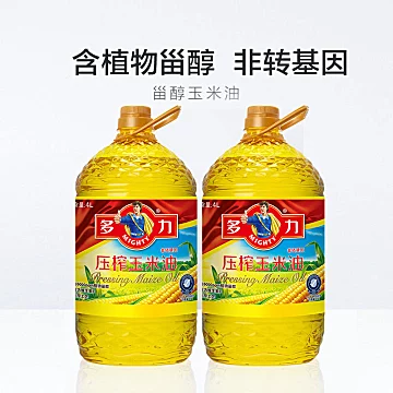 非转基因！多力玉米油植物油食用油4L*2桶[5元优惠券]-寻折猪