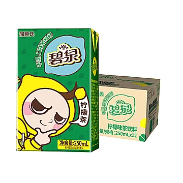 屈臣氏碧泉柠檬茶饮料250mlX12盒整箱即饮[2元优惠券]-寻折猪