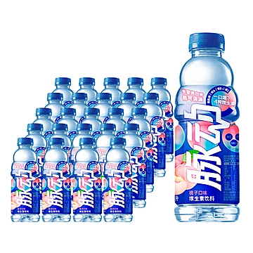 脉动桃子口味600ML*24瓶21+3低糖维生素饮料[2元优惠券]-寻折猪