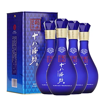 猫超！十八酒坊蓝钻V6白酒40度480ml*4瓶[10元优惠券]-寻折猪