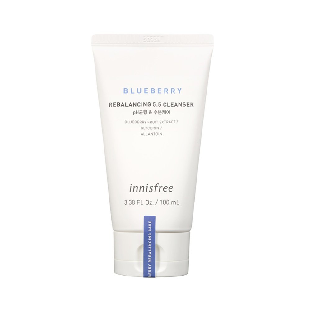 innisfree/悦诗风吟蓝莓平衡弱酸性洁面乳100ml*1支温和洗面奶
