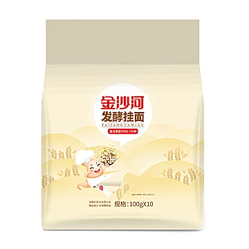 金沙河挂面发酵空心面条100g*10袋[5元优惠券]-寻折猪