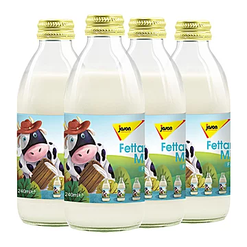 【进口】德国捷森低脂纯牛奶240mlx4瓶[3元优惠券]-寻折猪