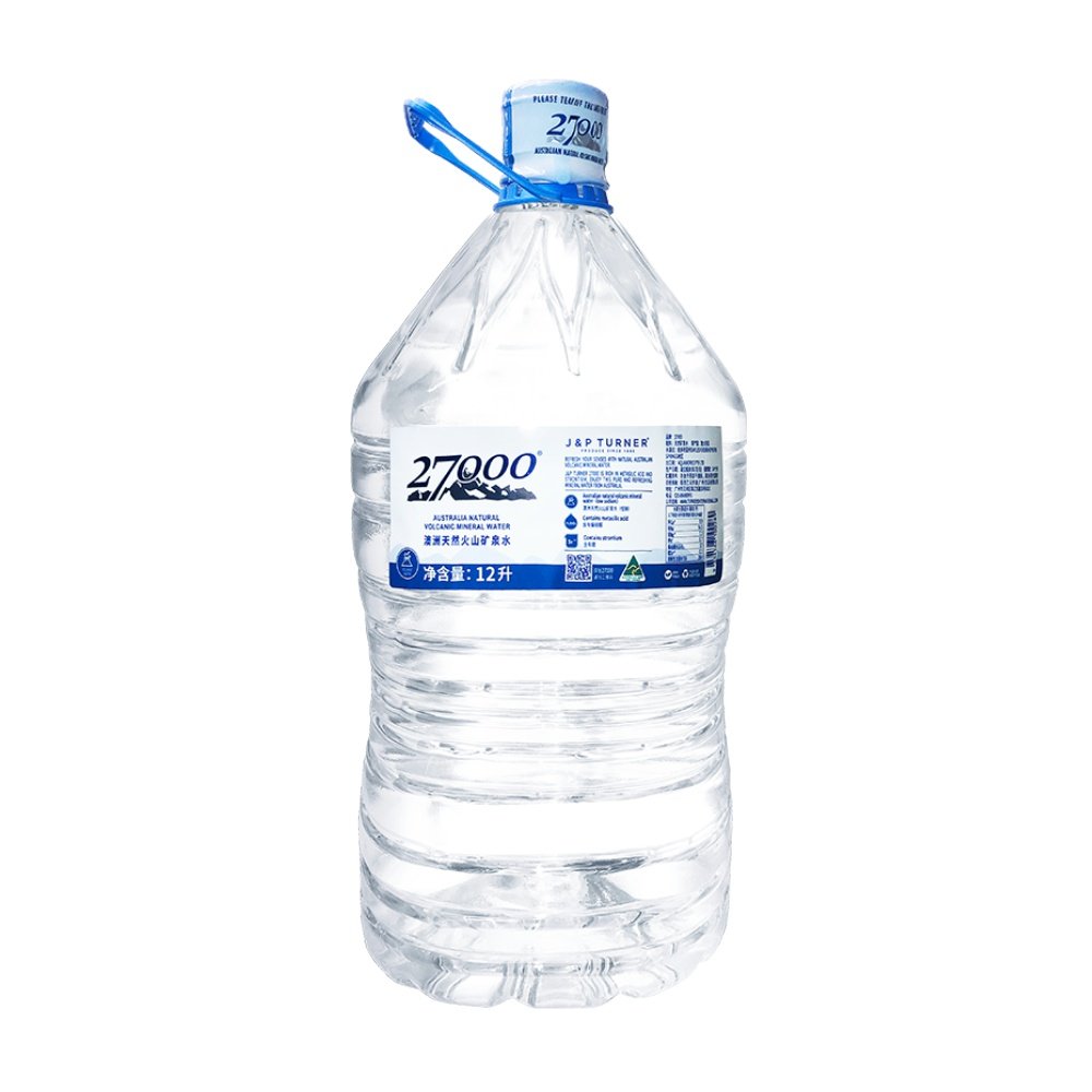 【进口】27000澳大利亚进口天然偏硅酸富含锶矿泉水12升桶装水
