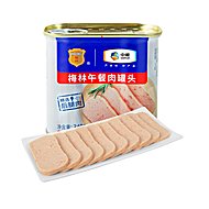 拍10件！中粮梅林午餐肉340g