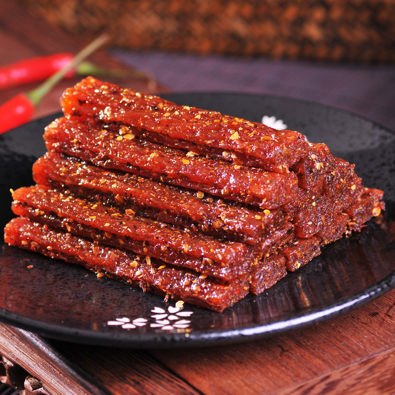 【天猫超市】好正点好媳妇 手撕板筋350g大包装辣条 重庆特产零食