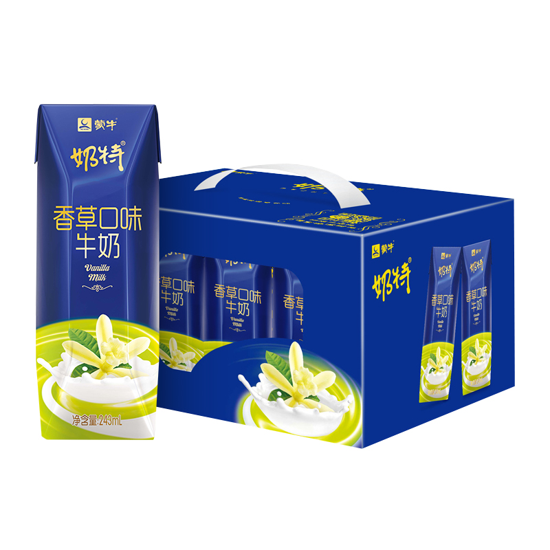【天猫超市】蒙牛 奶特 香草口味牛奶243ml*12