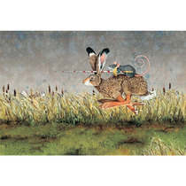 Wood Puzzle Rabbit Mouse 1000 Cartoon Anime Warrior Don Quixote Wooden Toy Adult Puzzle Gift