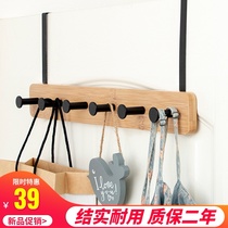 Nail-free door hanging clothes hook hanger wall hanging clothes adhesive hook no trace row hook entry door back door coat hook