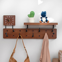 Wall hanging coat rack wall hanging clothes hanger Wall porch creative door key storage rack