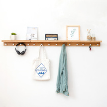 Hanger Wall porch shelf entrance door Creative clothes adhesive hook bedroom multifunctional coat rack
