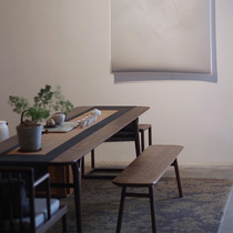 Confidant Long Tea Stool Black Walnut Long Stool Changing Shoe Stool New Chinese Style Solid Wood Modern Simple Suyuan Furniture