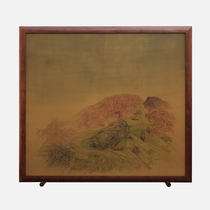 Listening to the clock screen artist limited new Chinese style solid wood modern simplicity Suyuan Furniture