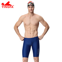 yingfa British-haired five-point swimsuit man and knee shark skin Fina standard competition professional swimsuit swimsuit equipment