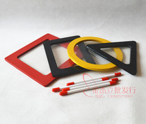 Professional Orff percussion instrument special-shaped drum round triangle transparent drum square flat drum