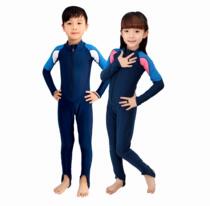 Xia Langfeng childrens sunscreen swimsuit Long-sleeved trousers one-piece short-sleeved elastic breathable quick-drying mens and womens childrens jellyfish clothes