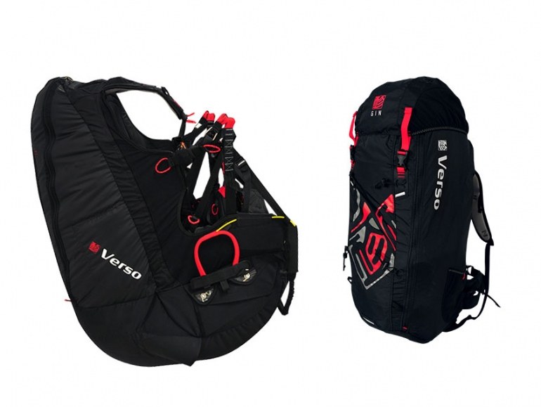 【芥末飞行】韩国gin珍verson空气座袋滑翔伞两用(可做背包)