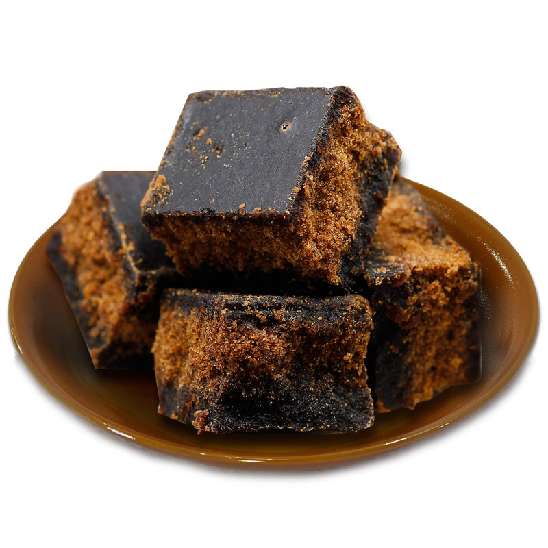 买2送黑枸杞 老古法手工红糖块500g甘蔗月子黑糖