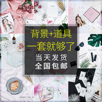 ins wind photo props background cloth ornaments Jewelry sets pose nail art photography background paper shooting props