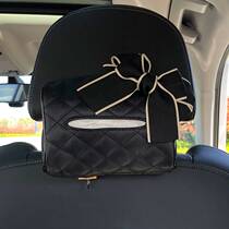 Car towel box pulley carton mounted armbox sunshade paper towel bag leather supplies