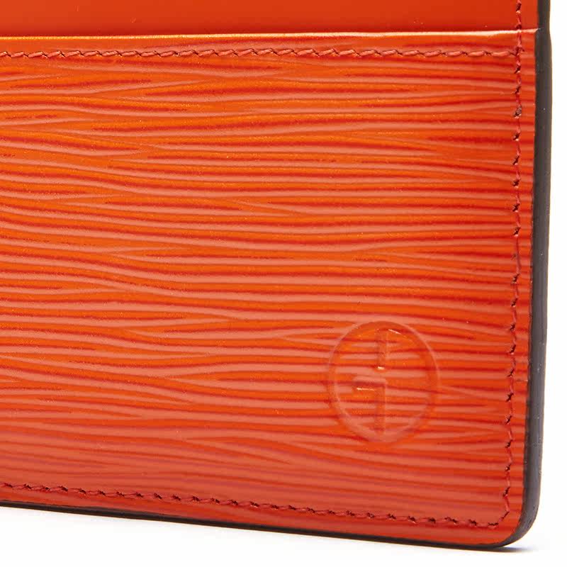 【90感恩专区·概不退换顺丰到付】哥弟 水波纹纹牛皮双层卡包卡夹112