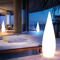 Designer floor lamp Living room Bedroom Net red ins Water drop vertical table lamp Hotel club Art lobby lamp