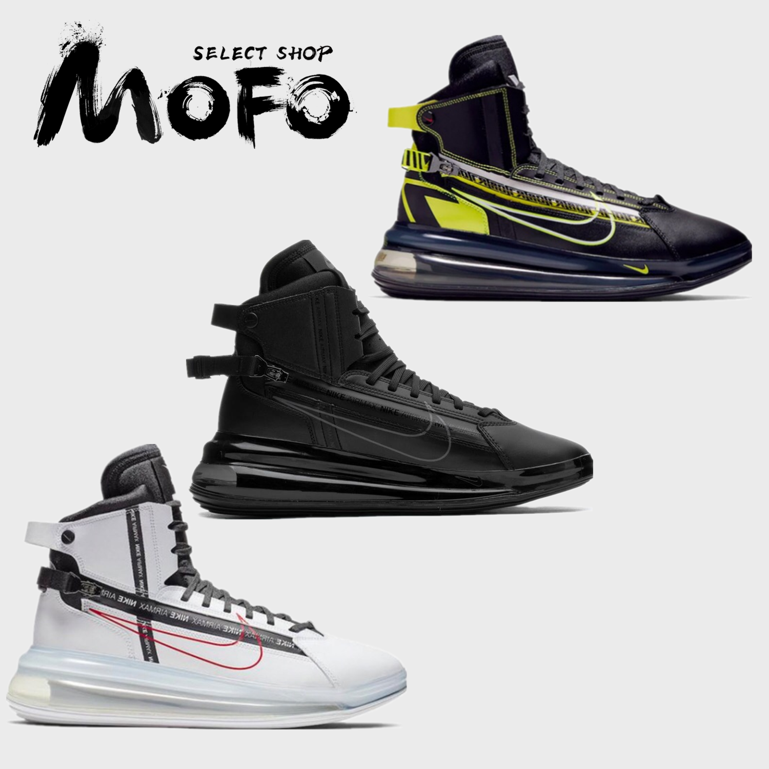 nike air max 720 satrn 机能高帮大气垫跑鞋 bv7786 ao2110-001