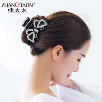 Mrs. Zhang rhinestone hair jewelry temperament big bow hairclip hair card adult grab clip hair hair Korean headdress