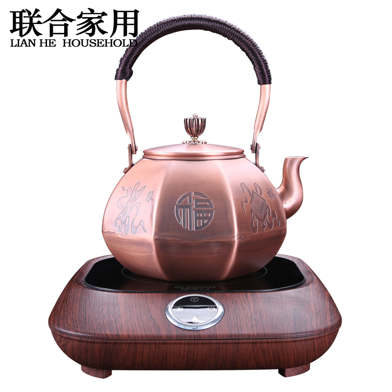 To be household plates kettle manual teapot retro cast copper boiling tea machine electricity TaoLu tea kettle tea stove